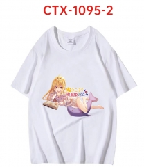 2 Styles The Vexations of a Shut-In Vampire Princess Short Sleeve Cartoon Anime T Shirt