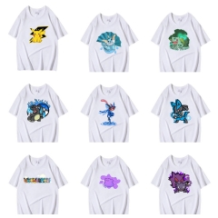 54 Styles Pokemon Short Sleeve Cartoon Anime T Shirt