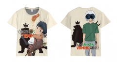 A Playthrough of a Certain Dude's VRMMO Life Short Sleeve Cartoon Anime T Shirt