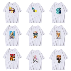 40 Styles Dragon Ball Z Short Sleeve Cartoon Anime T Shirt