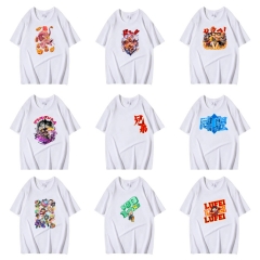 28 Styles One Piece Short Sleeve Cartoon Anime T Shirt