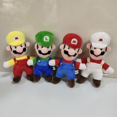 4PCS/SET 15CM Super Mario Bro Anime Plush Toy Pendant