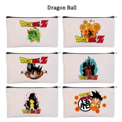 6 Styles Dragon Ball Z Anime Canvas Pencil Bag