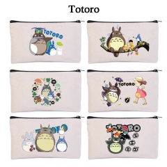 6 Styles My Neighbor Totoro Anime Canvas Pencil Bag
