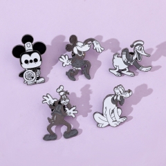 5 Styles Mickey Minnie Mouse Anime Alloy Pin Brooch