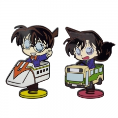 2 Styles Detective Conan Cartoon Anime Alloy Pin Brooch