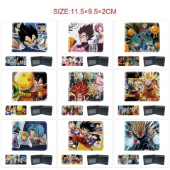 17 Styles Dragon Ball Z PU Folding Purse Anime Short Wallet