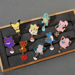 9 Styles Pokemon Anime Alloy Pin Brooch
