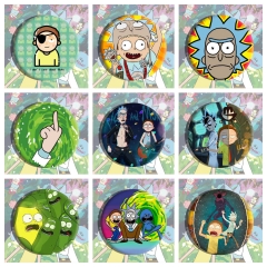 13 Styles Rick and Morty Cartoon Anime Alloy Pin Brooch