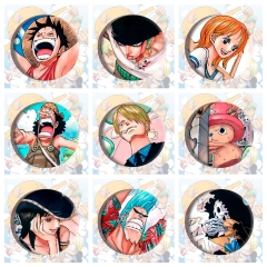 12 Styles One Piece Cartoon Anime Alloy Pin Brooch