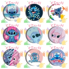 14 Styles Lilo & Stitch Cartoon Anime Alloy Pin Brooch