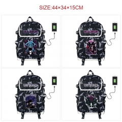 6 Styles Solo Leveling Anime Cosplay Cartoon Canvas Colorful Backpack Bag With Data Line Connector