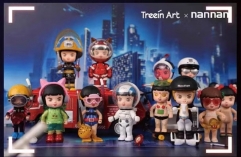 12PCS/SET Imagining Future Cities Cartoon Character Toy Anime PVC Figure