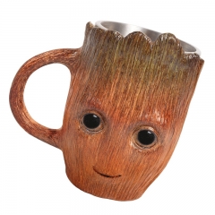 Guardians of the Galaxy Groot Stainless Steel Anime Goblet Resin Material Cup