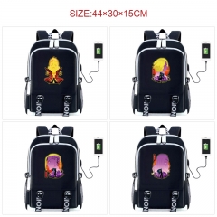 6 Styles Tokyo Revengers Cartoon Anime Canvas Backpack Bag With Data Line Connector
