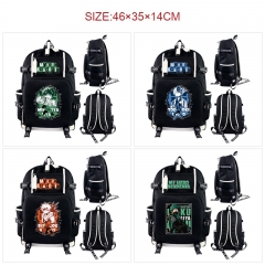 6 Styles My Hero Academia Cartoon Anime Canvas Backpack Bag