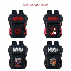 7 Styles Berserk Cartoon Pattern Anime Backpack Bag With USB Charging Cable