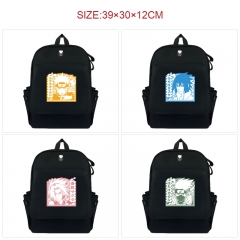 9 Styles Naruto Cartoon Anime Canvas Backpack Bag