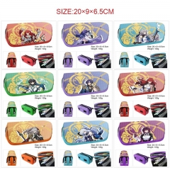 14 Styles Honkai: Star Rail Cartoon Pattern Pencil Case PU Anime Pencil Bag
