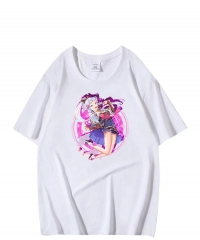 2 Styles Genshin Impact Short Sleeve Cartoon Anime T Shirt