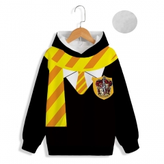 Harry Potter Cosplay Cartoon Print Anime Hooded Hoodie For Children
