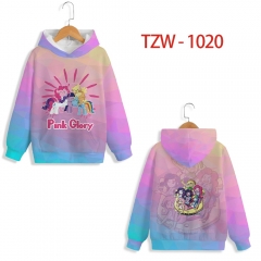 3 Styles My Little Pony Cosplay Cartoon Print Anime Hooded Hoodie For Children