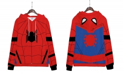 3 Styles Spider Man Cartoon Long Sleeve Anime Hooded Hoodie