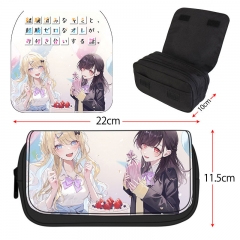 Our Dating Story: The Experienced You and The Inexperienced Me Cartoon Pencil Box Anime Pencil Bag