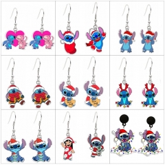 9 Styles Lilo & Stitch Cartoon Anime Acrylic Earring