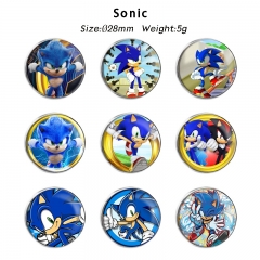 12 Styles Sonic the Hedgehog Anime Alloy Pin Brooch