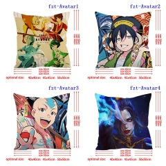 2 Sizes 6 Styles Avatar The Last Airbender Cartoon Square Anime Pillow Case
