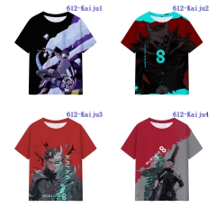 5 Styles Kaiju No. 8 Printing Digital 3D Cosplay Anime T Shirt
