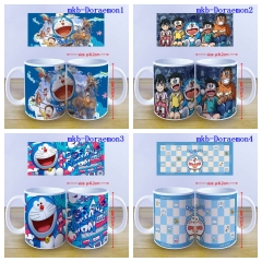 6 Styles Doraemon Custom Design Color Printing Anime Mug Ceramic Cup