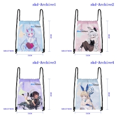 32X38CM 8 Styles Blue Archive Cartoon Anime Drawstring Bag