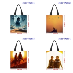 33*38cm 8 Styles Dune Part Two Shopping Bag Canvas Anime Handbag