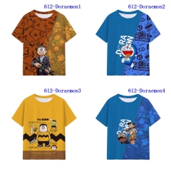 5 Styles Doraemon Printing Digital 3D Cosplay Anime T Shirt