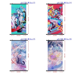 60x120CM 7 Styles Hatsune Miku Wall Scrolls Anime Wallscrolls