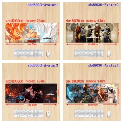 （80x30x0.3cm ）8 Styles Avatar: The Last Airbender Cartoon Anime Mouse Pad