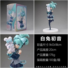 20CM Hatsune Miku Anime PVC Figure Toy Doll