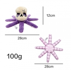 28*12cm Terry the Octoskull Anime Plush Toy Doll