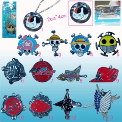 13 Styles Anime Necklace 