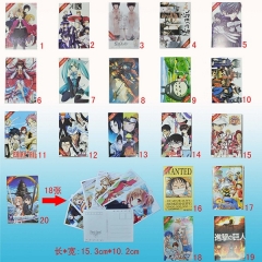20 Styles Anime Postcard 