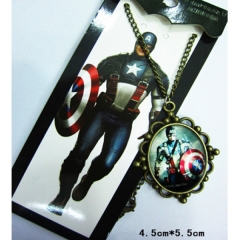Captain America Anime Necklace