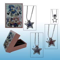 Lucky Star Anime Necklace