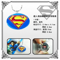 Super Man Anime Necklace watch