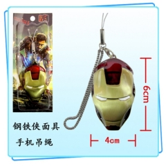 Iron Man Anime Phone Strap