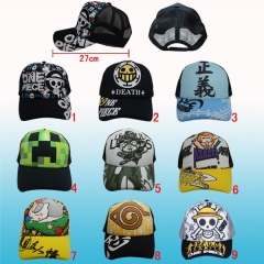9 Styles Anime Hat