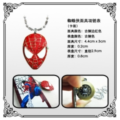 Spider Man Anime Necklace Watch