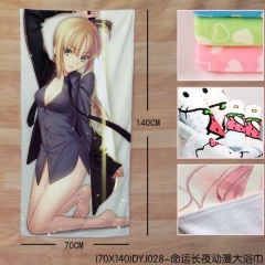 Fate Stay Night Anime Bath Towel 