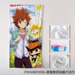 Hitman Reborn Anime Bath Towel